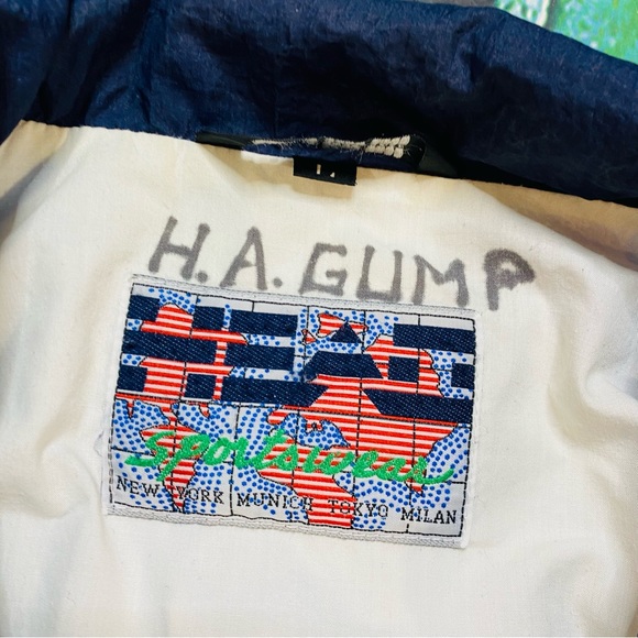 Vintage 90s HEAD Windbreaker Jacket Mens Large Blue & Red Full Zip Streetwear - Picture 4 of 4